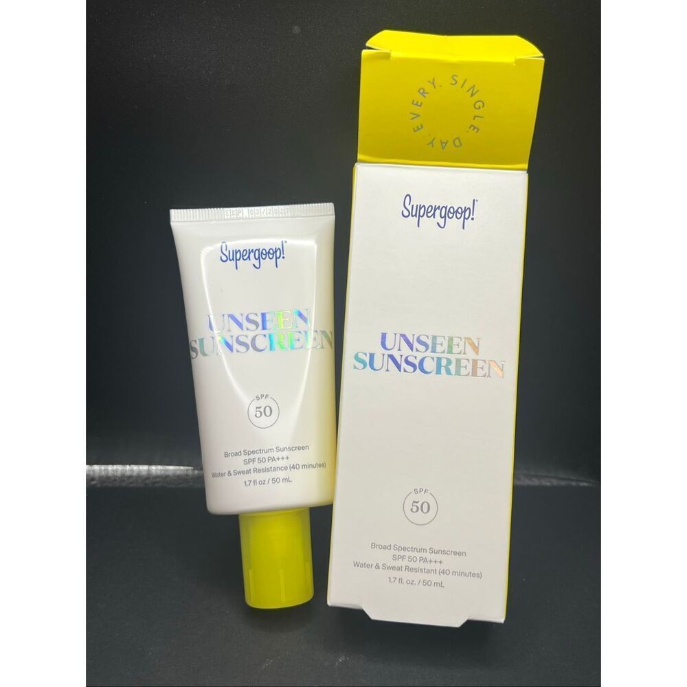 NIB! Supergoop! Unseen Sunscreen SPF 50 1.7 fl oz / 50ml